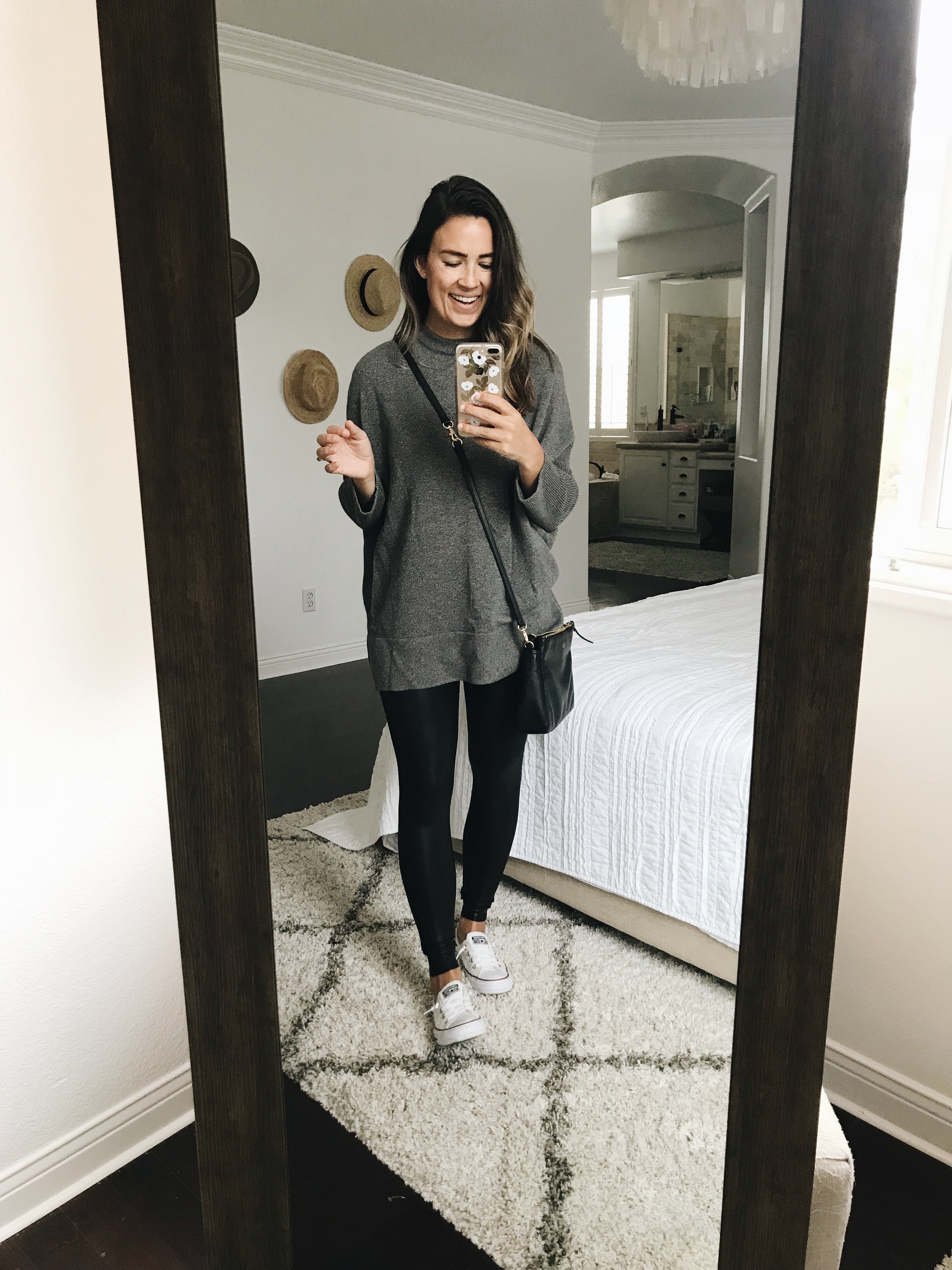 Rosy Outlook: 10 Ways to Style Spanx [Faux] Leather Leggings + FF Link-Up!