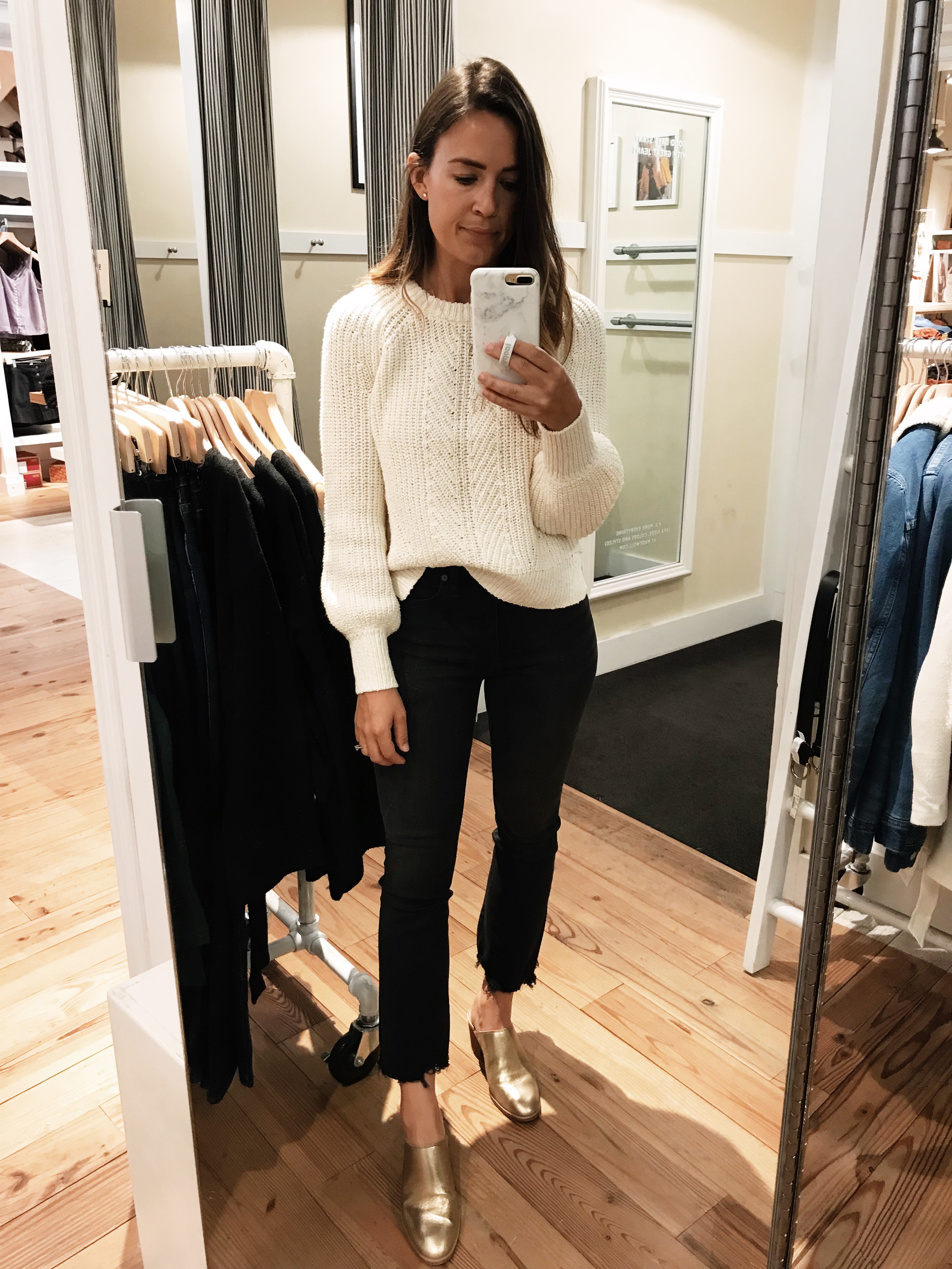 madewell gold boots
