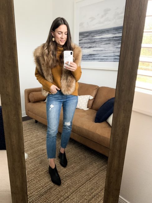 5 Holiday Looks with Jeans | Natalie Borton