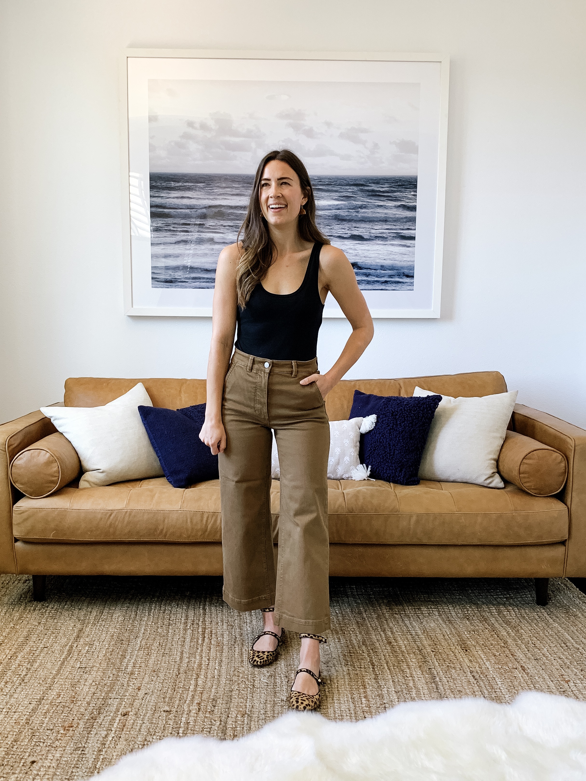 How to Style: Everlane Wide-Leg Cropped Pants