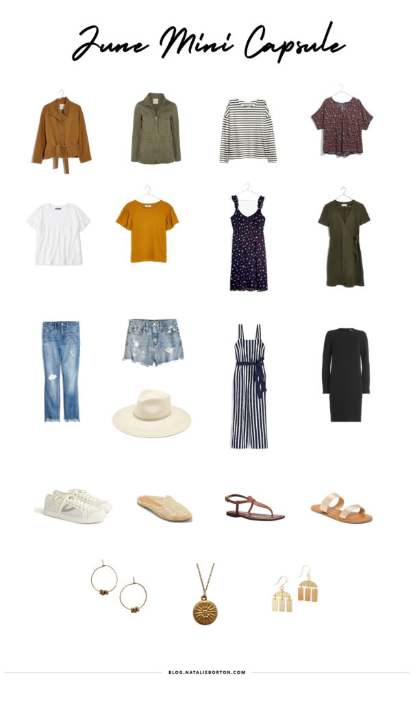 June Mini-Capsule + 4 Summer Outfits | Natalie Borton