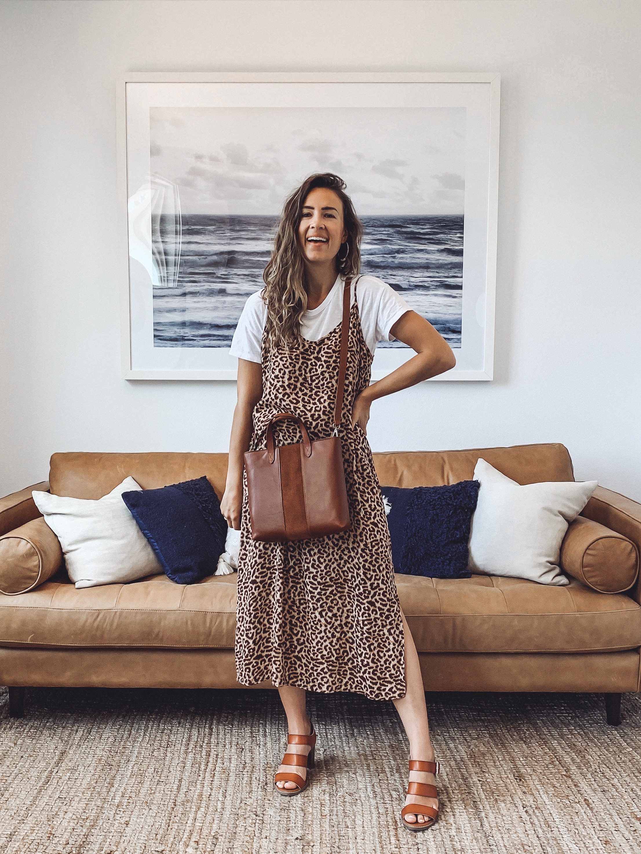 5 Ways to Wear a Leopard Slip Dress | Natalie Borton