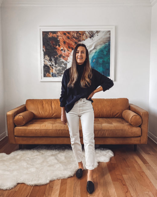 How to Wear Straight Leg Jeans | Natalie Borton