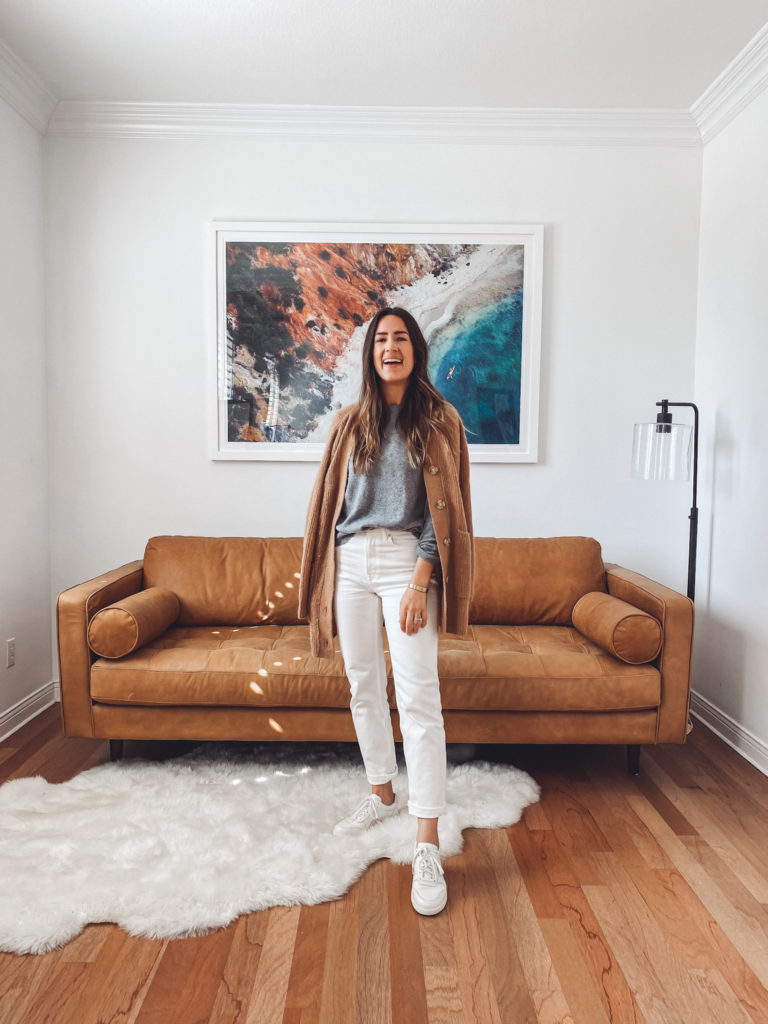 10 Outfits with the Everlane Court Sneakers | Natalie Borton