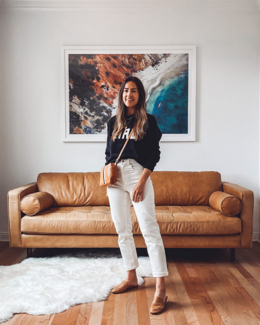 7 Ways to Wear a Graphic Sweatshirt | Natalie Borton