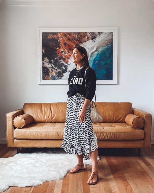 7 Ways to Wear a Graphic Sweatshirt | Natalie Borton