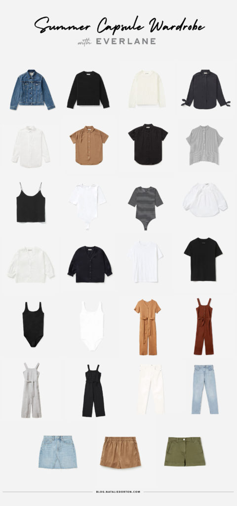 27 Piece Summer Capsule with Everlane | Natalie Borton