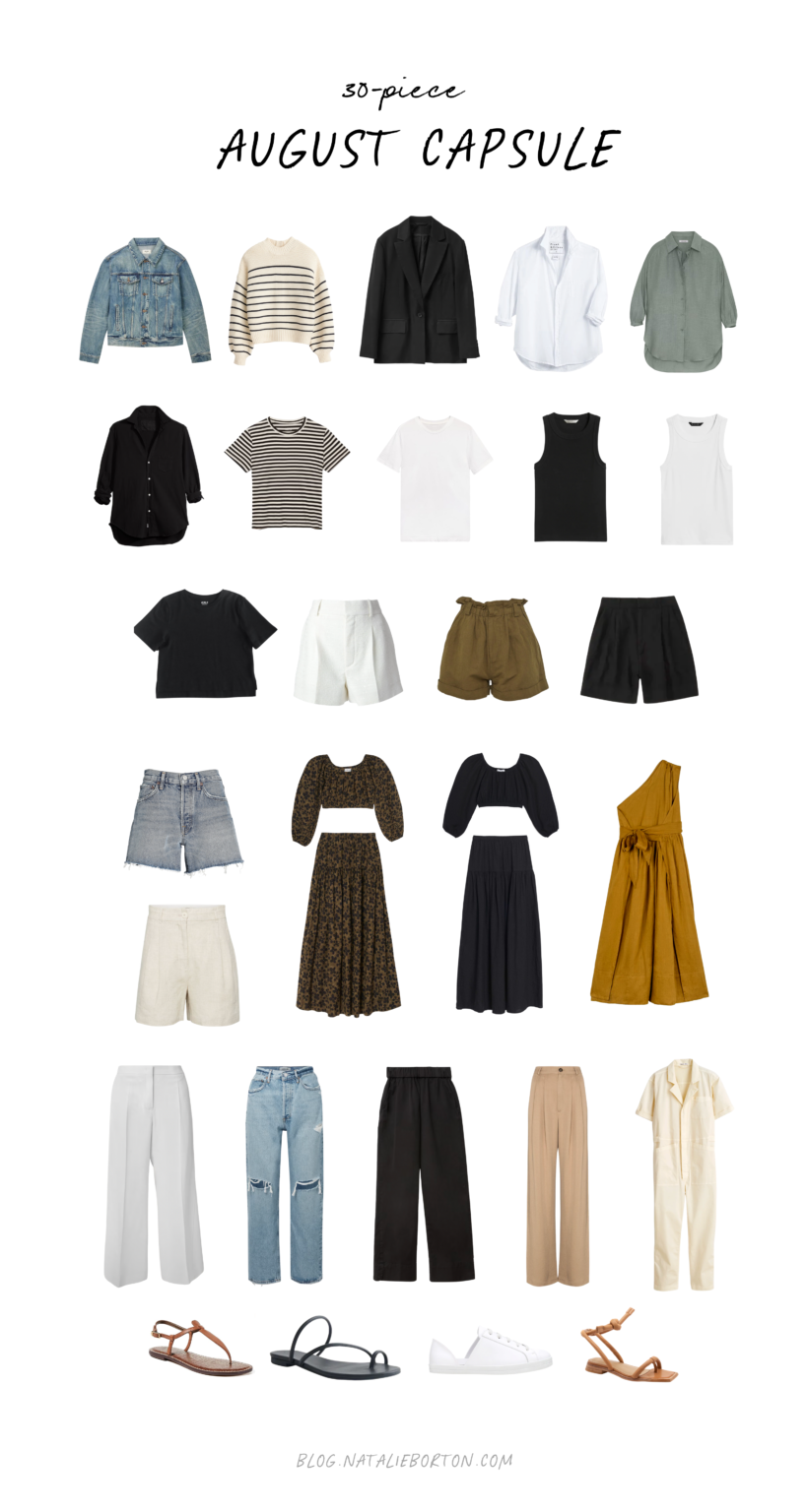 30-Piece August Capsule | Natalie Borton