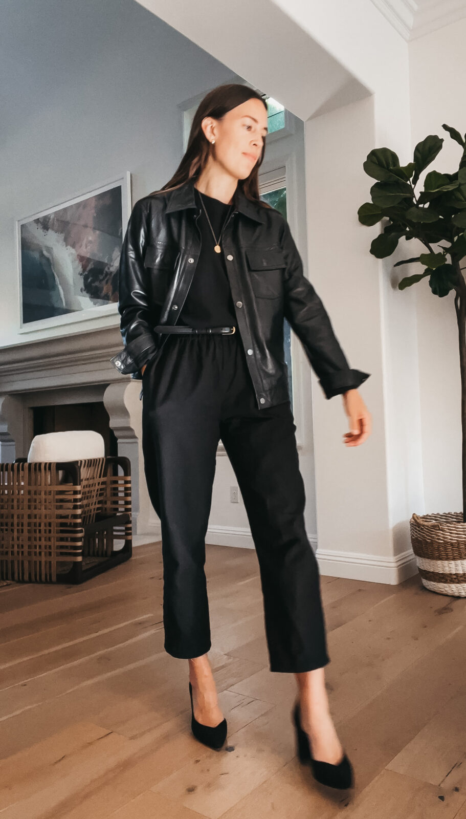 Leather Jacket Two Ways | Natalie Borton