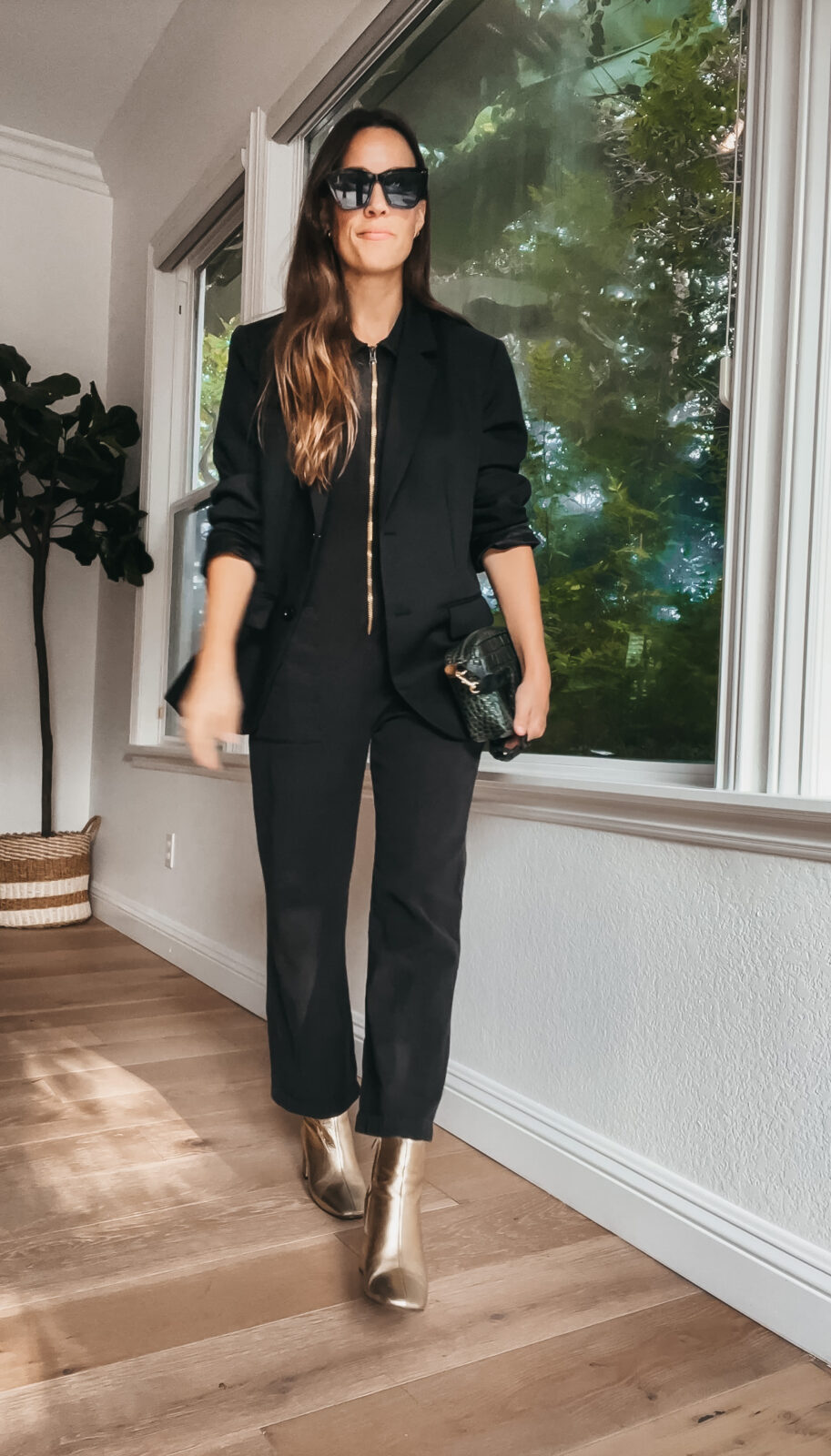 Taking a Summer Jumpsuit into Fall | Natalie Borton